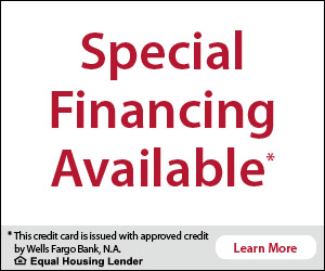 Wells Fargo financing at Binner Pools Spas & Fireplaces